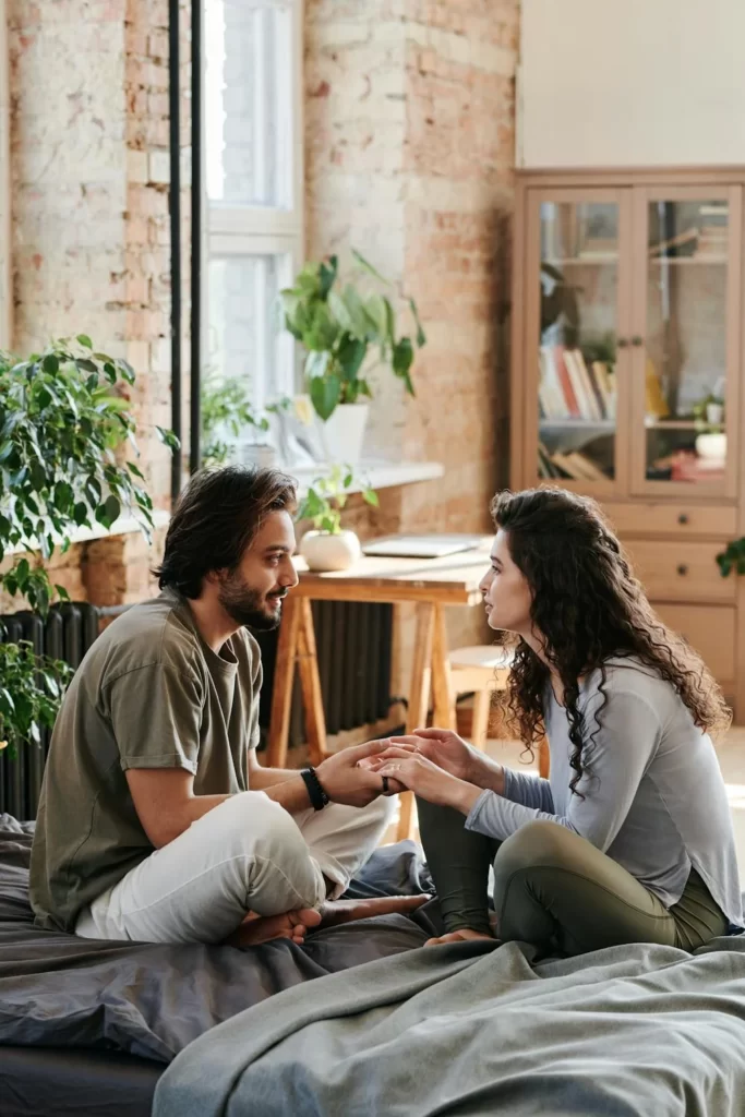 couple talking about their hopes and dreams